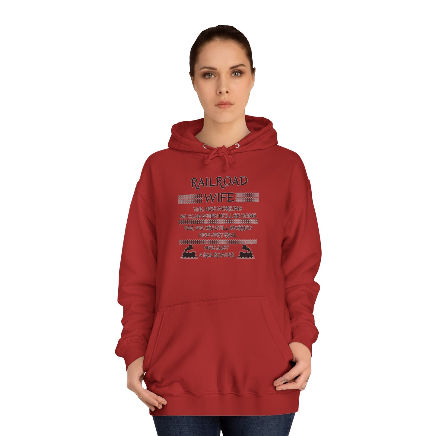 Railroad Wife - He's Real - Hoodie