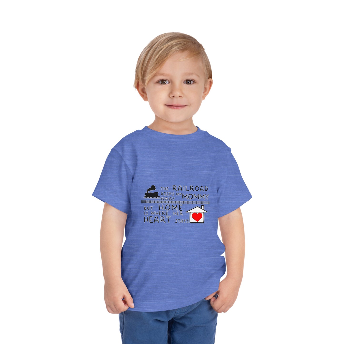 Toddler - Mommy's a Railroader - T-Shirt