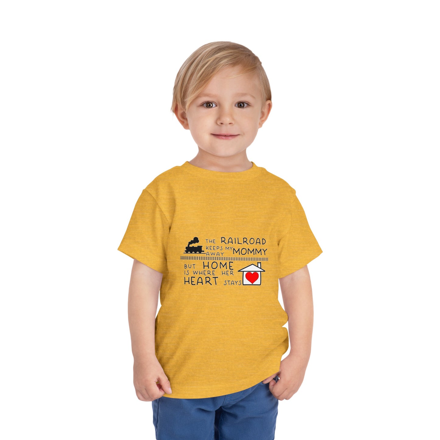 Toddler - Mommy's a Railroader - T-Shirt