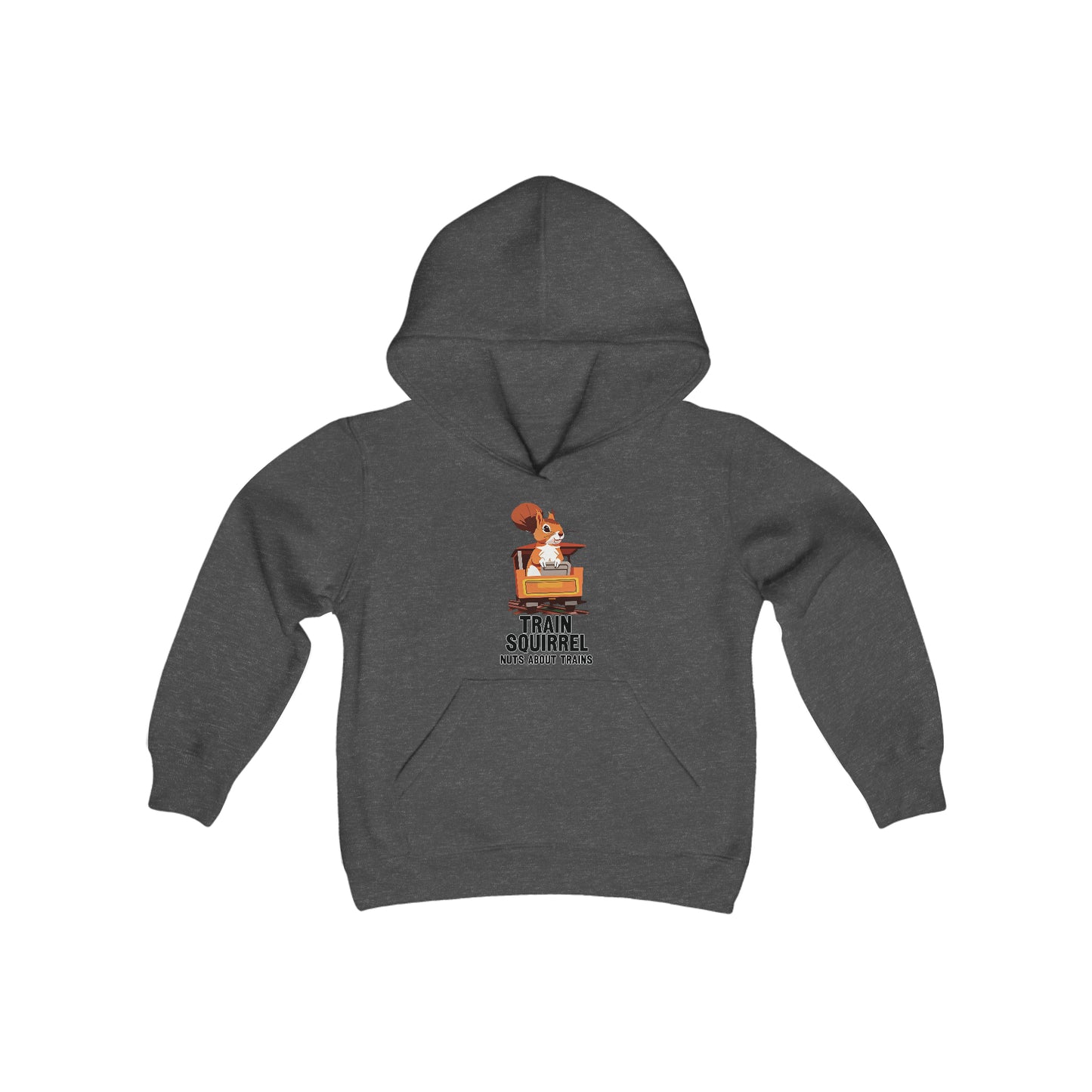 YOUTH Train Squirrel Hoodie