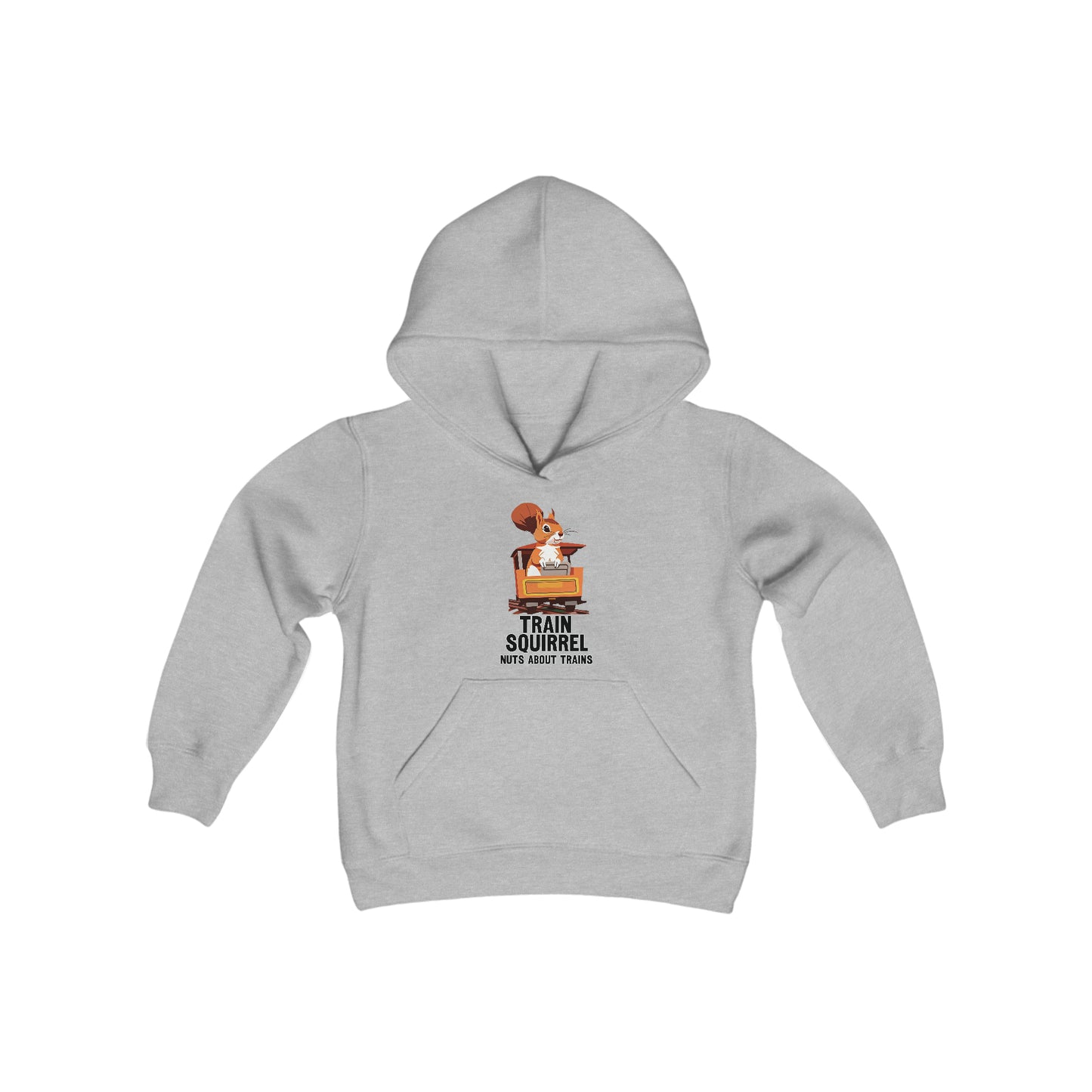 YOUTH Train Squirrel Hoodie