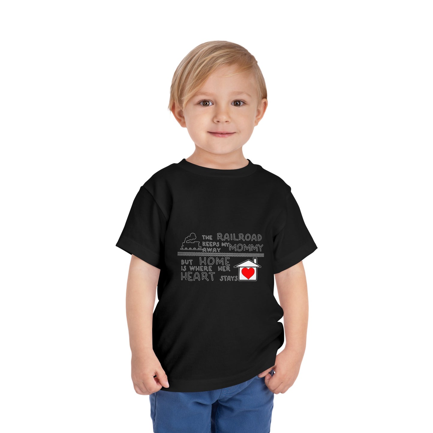 Toddler - Mommy's a Railroader - T-Shirt