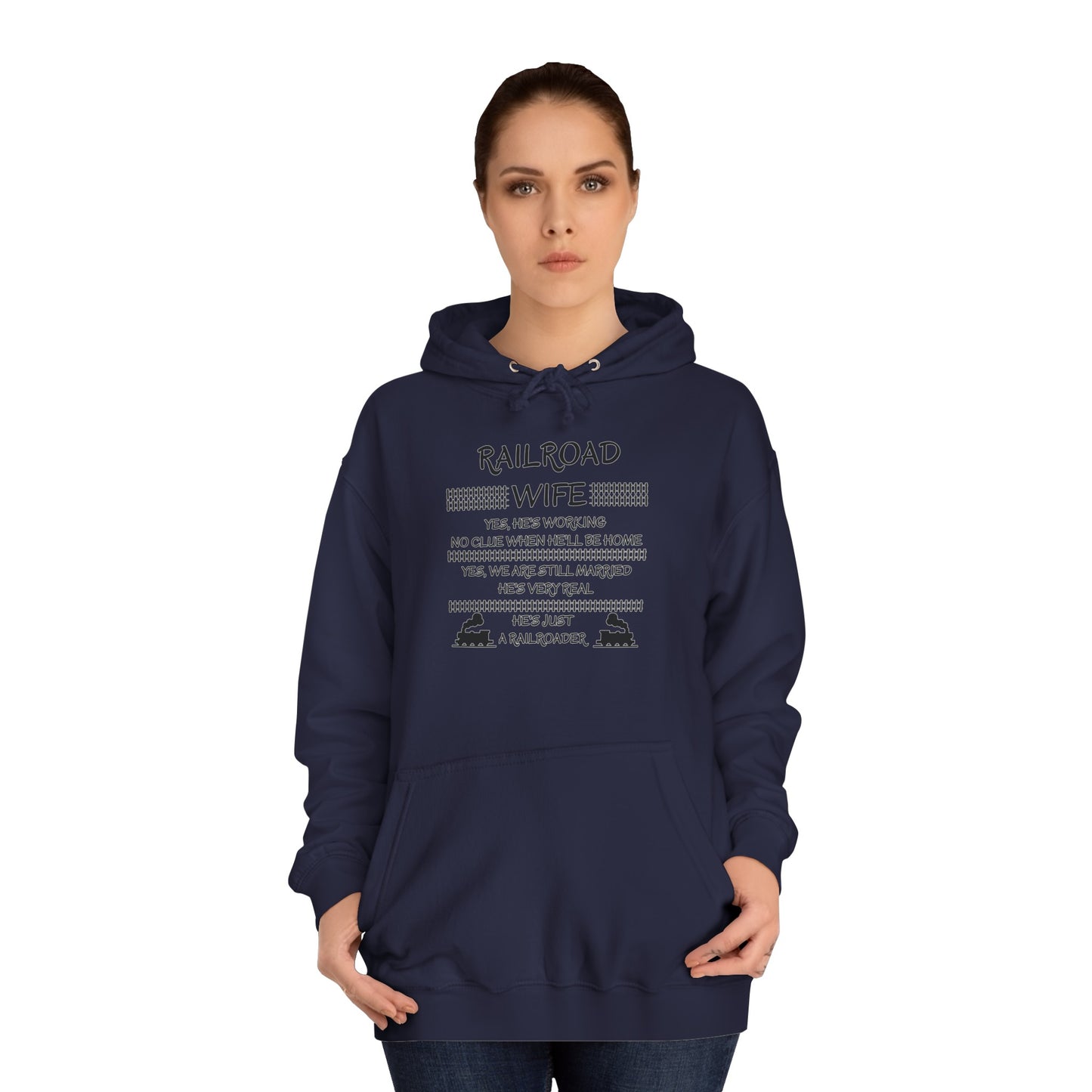 Railroad Wife - He's Real - Hoodie