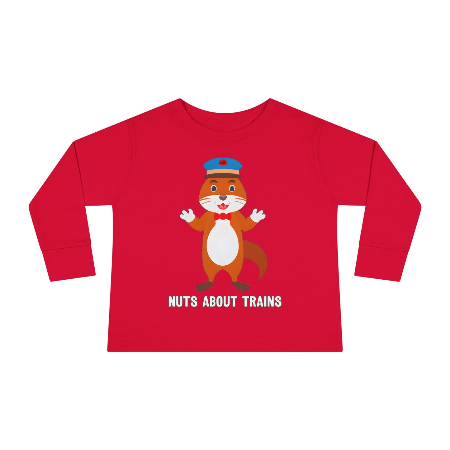 Toddler - Nuts About Trains - Long Sleeve