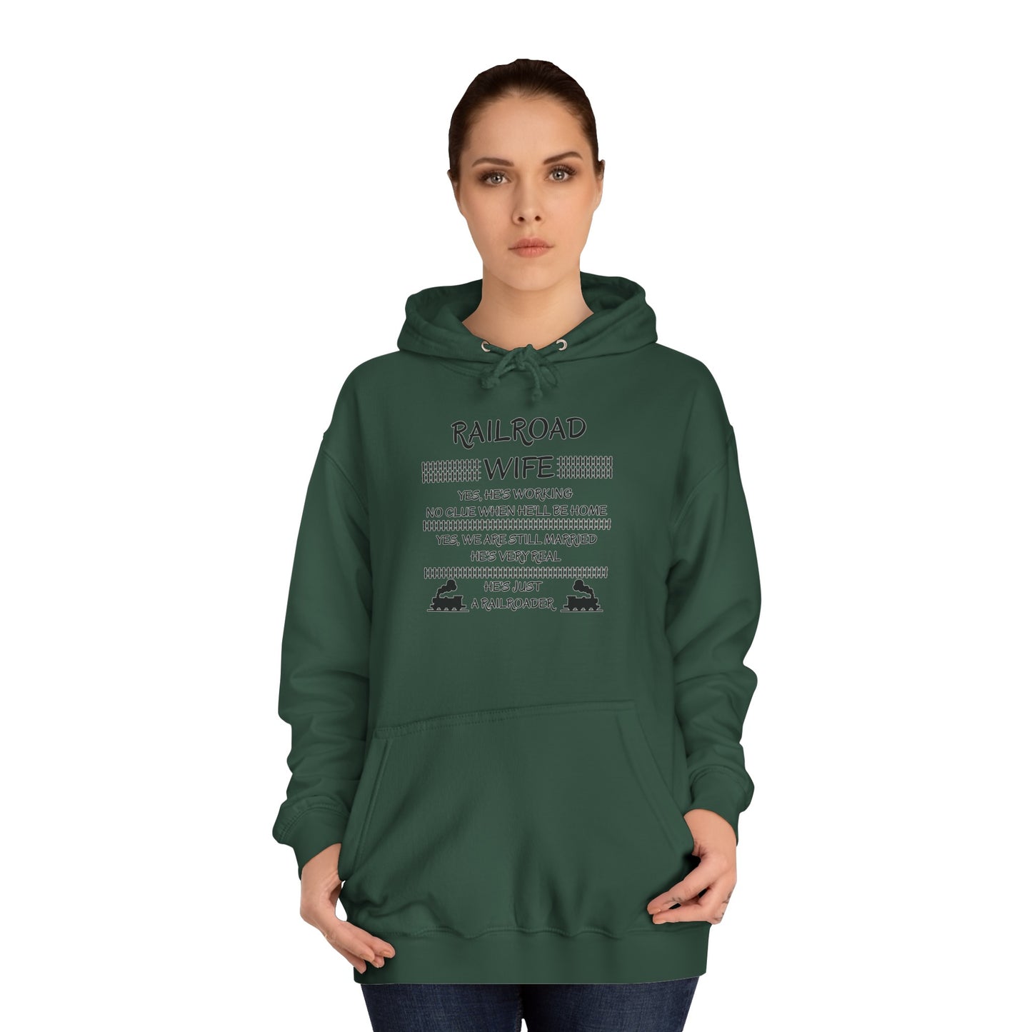 Railroad Wife - He's Real - Hoodie