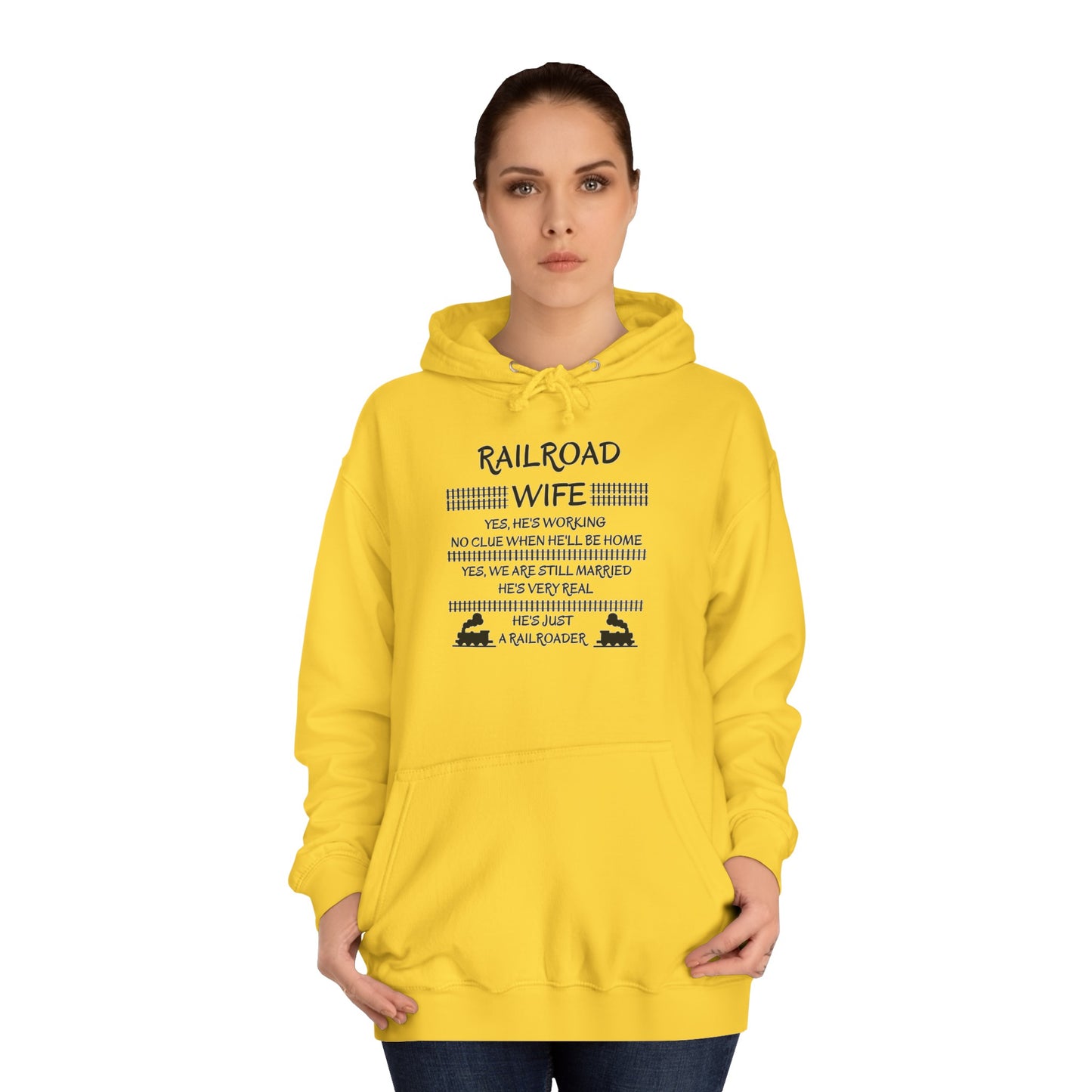 Railroad Wife - He's Real - Hoodie