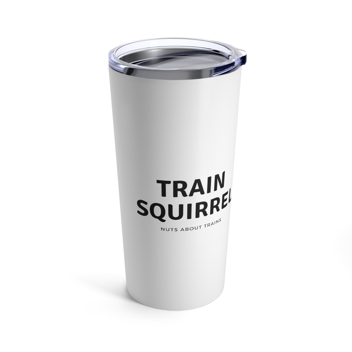 Train Squirrel Tumbler 20oz