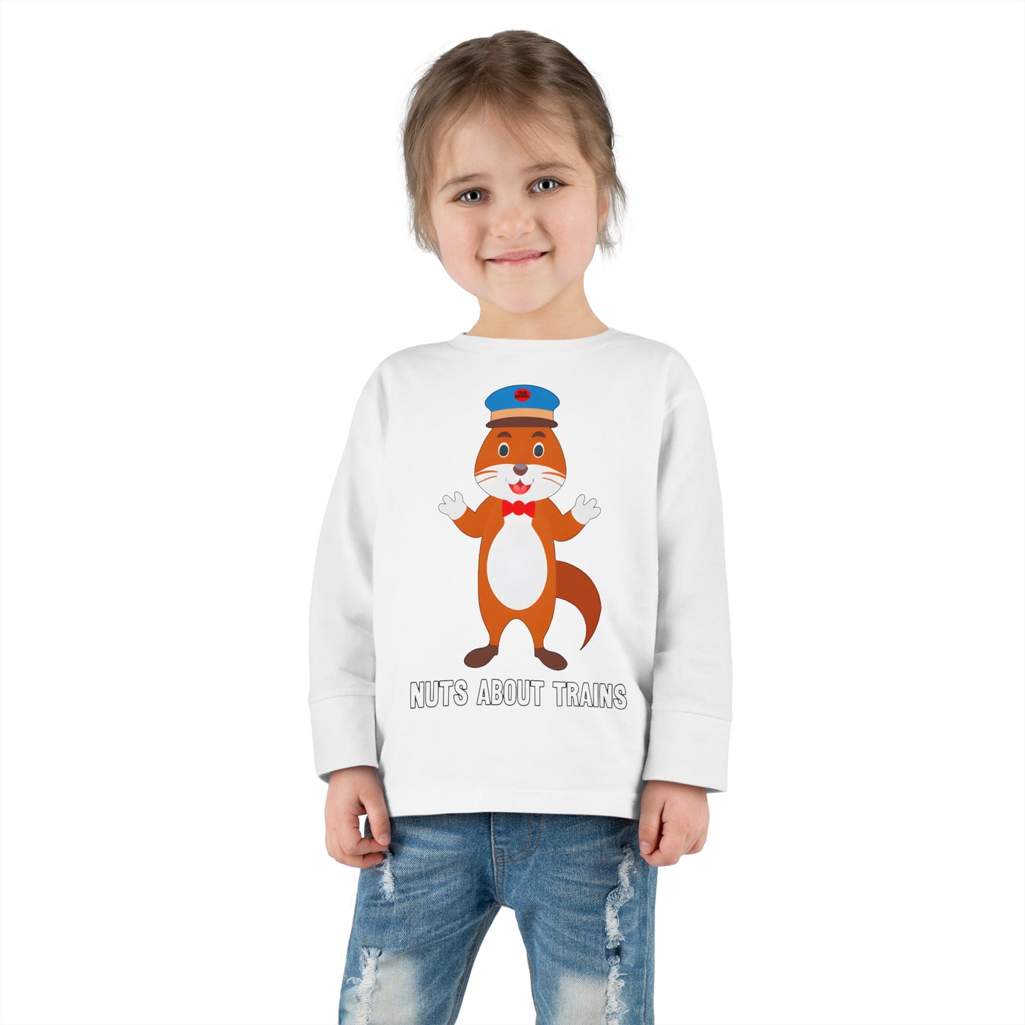 Toddler - Nuts About Trains - Long Sleeve