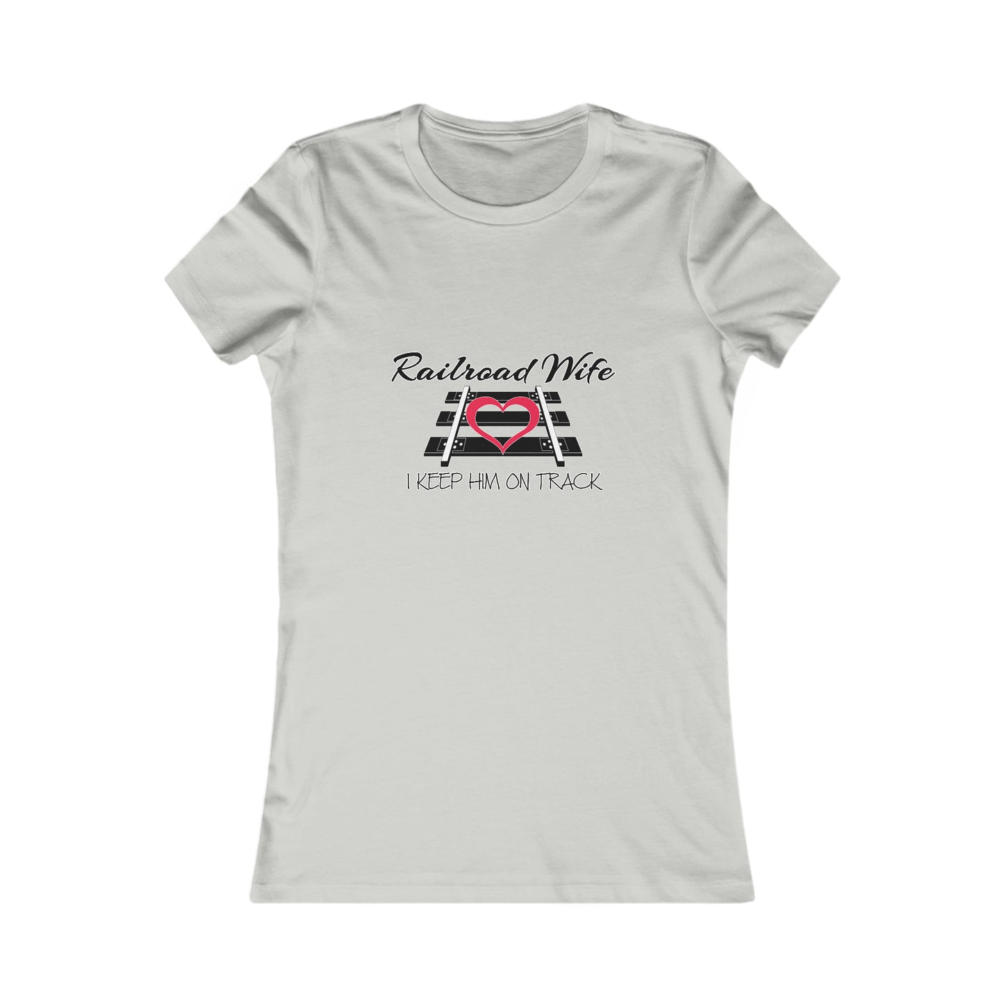 Railroad Wife - I Keep Him on Track T-Shirt