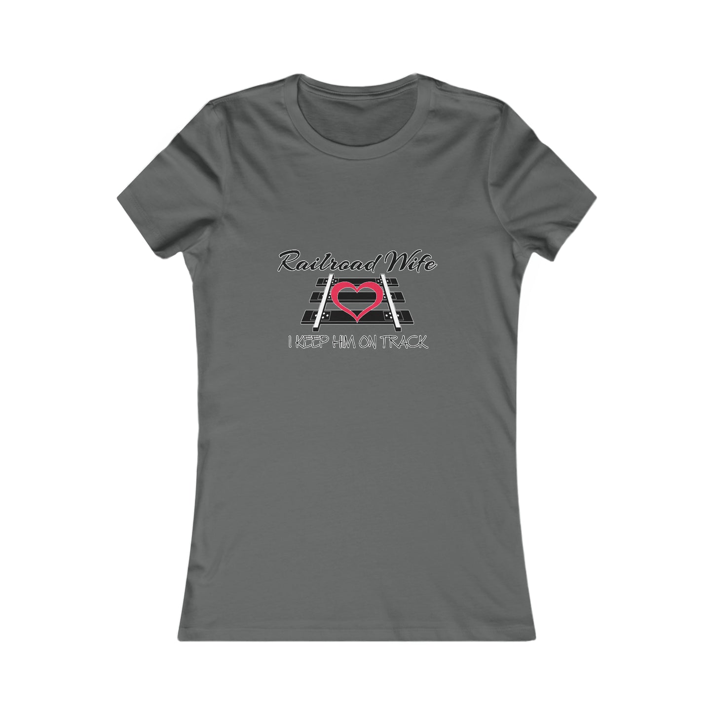 Railroad Wife - I Keep Him on Track T-Shirt