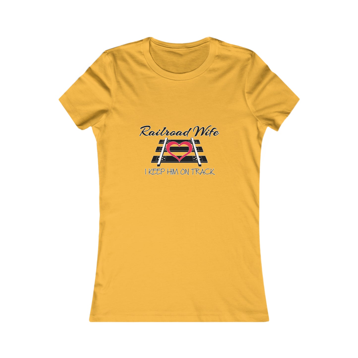 Railroad Wife - I Keep Him on Track T-Shirt