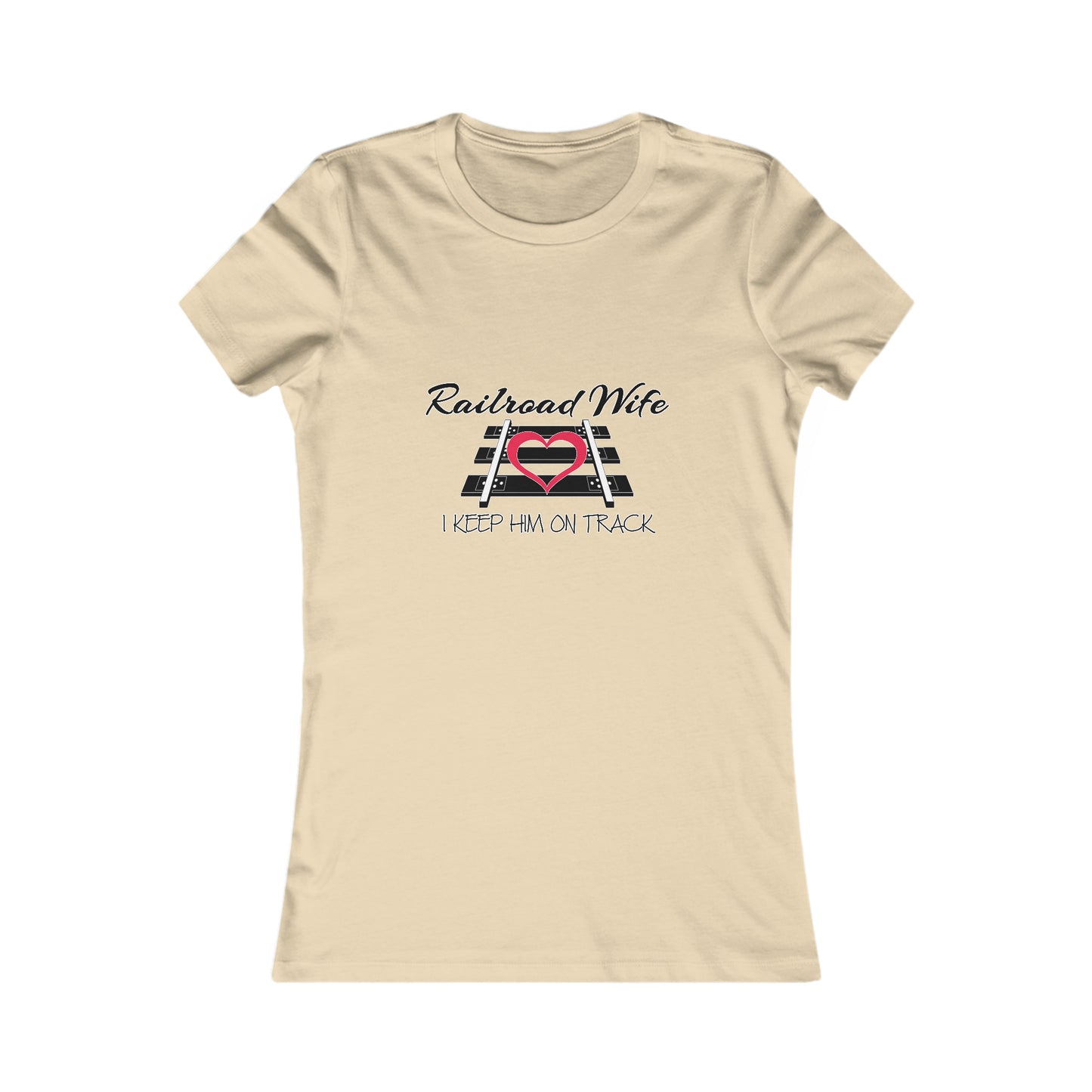 Railroad Wife - I Keep Him on Track T-Shirt