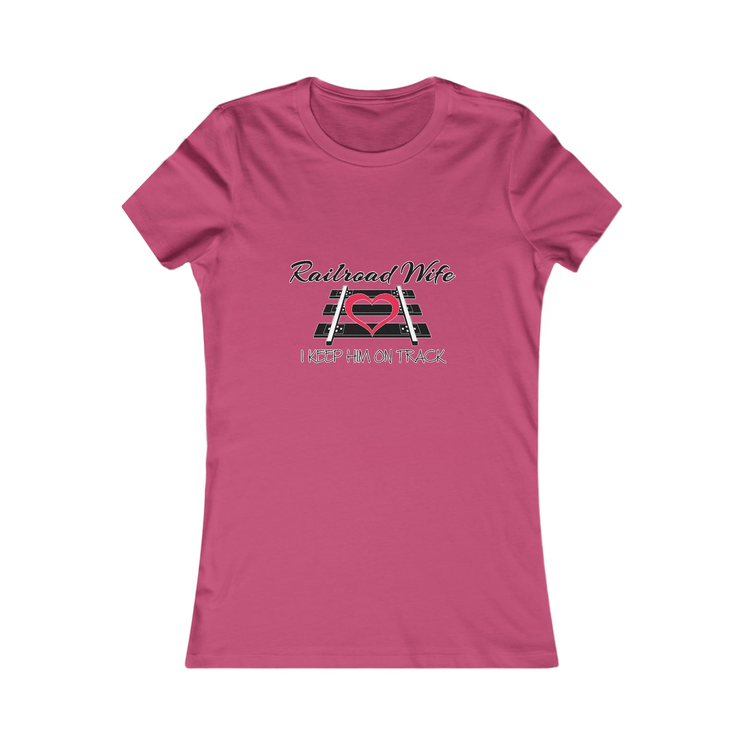 Railroad Wife - I Keep Him on Track T-Shirt