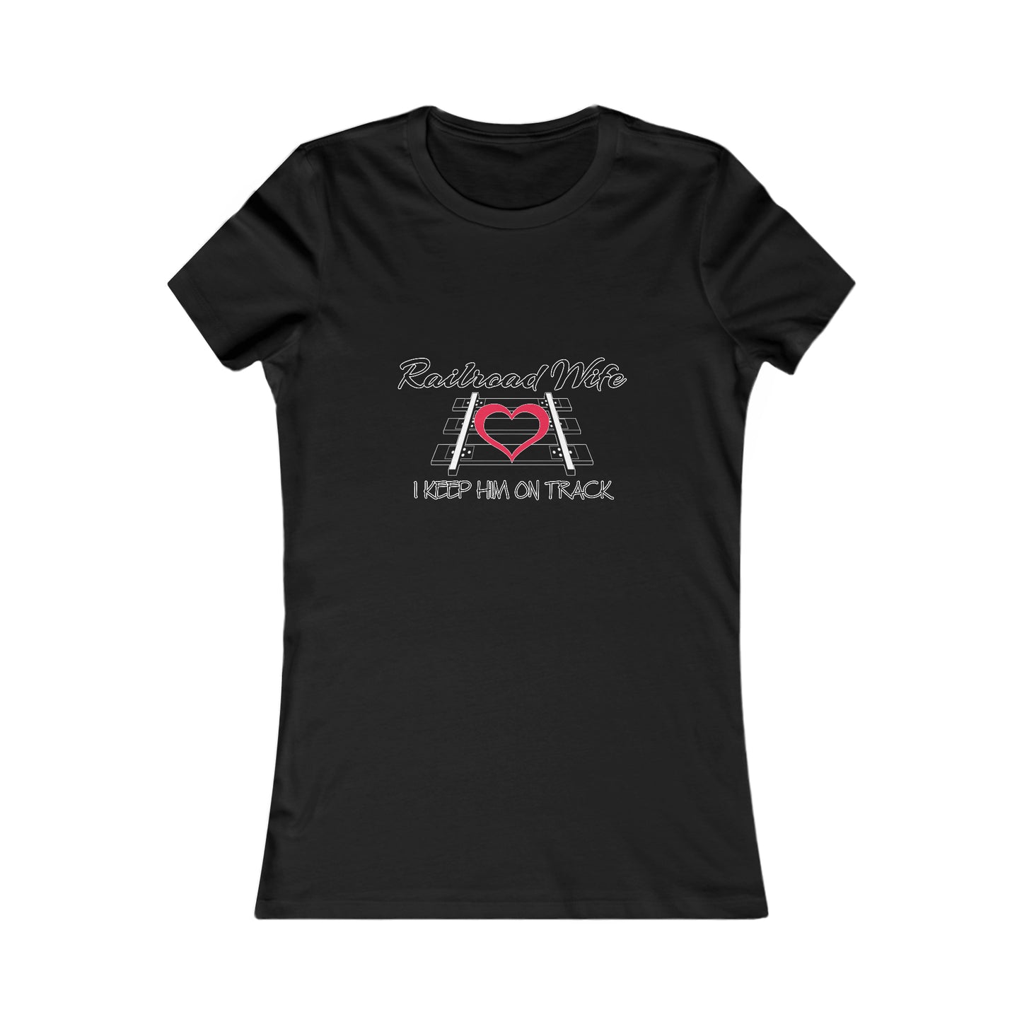 Railroad Wife - I Keep Him on Track T-Shirt