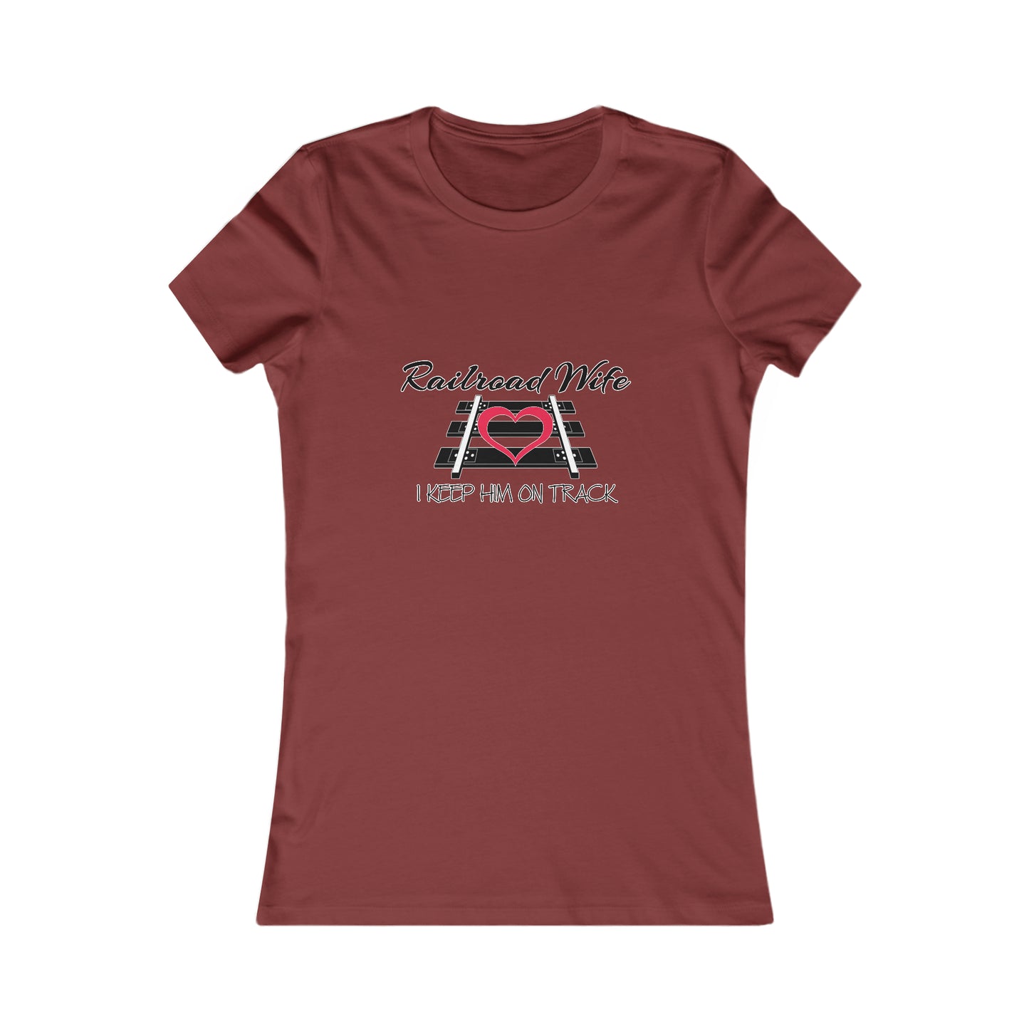 Railroad Wife - I Keep Him on Track T-Shirt