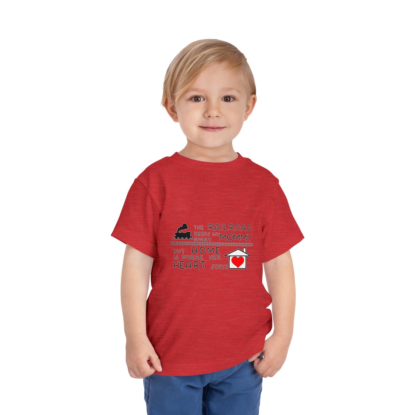 Toddler - Mommy's a Railroader - T-Shirt