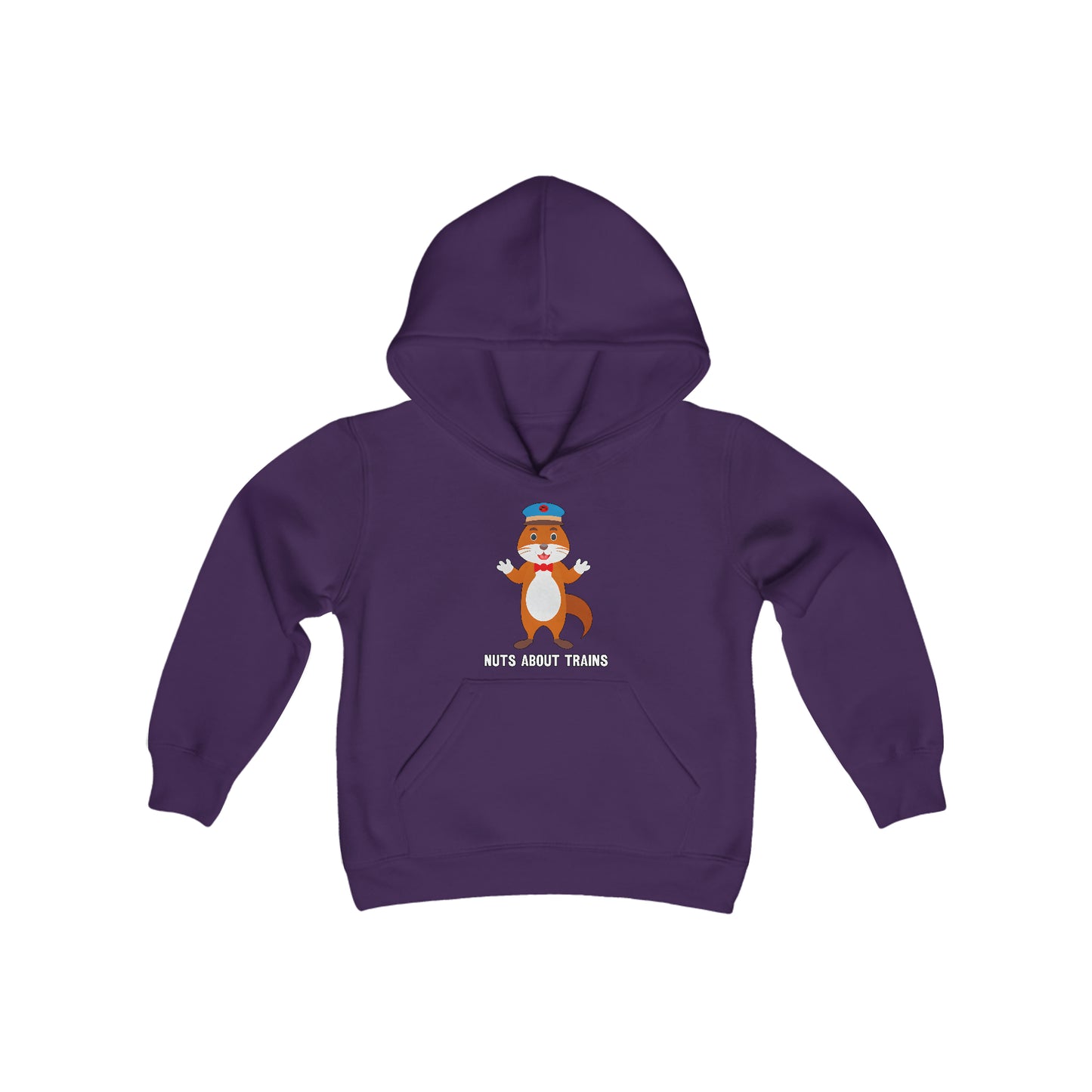 YOUTH Nuts About Trains Hoodie