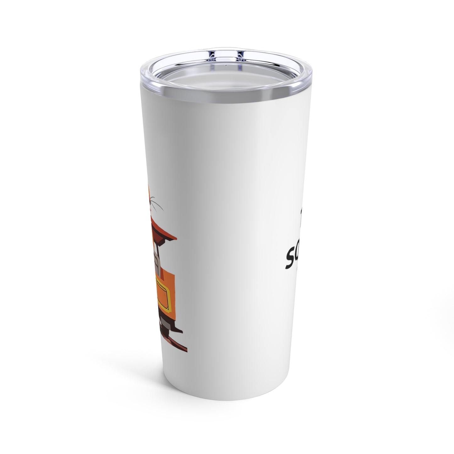 Train Squirrel Tumbler 20oz