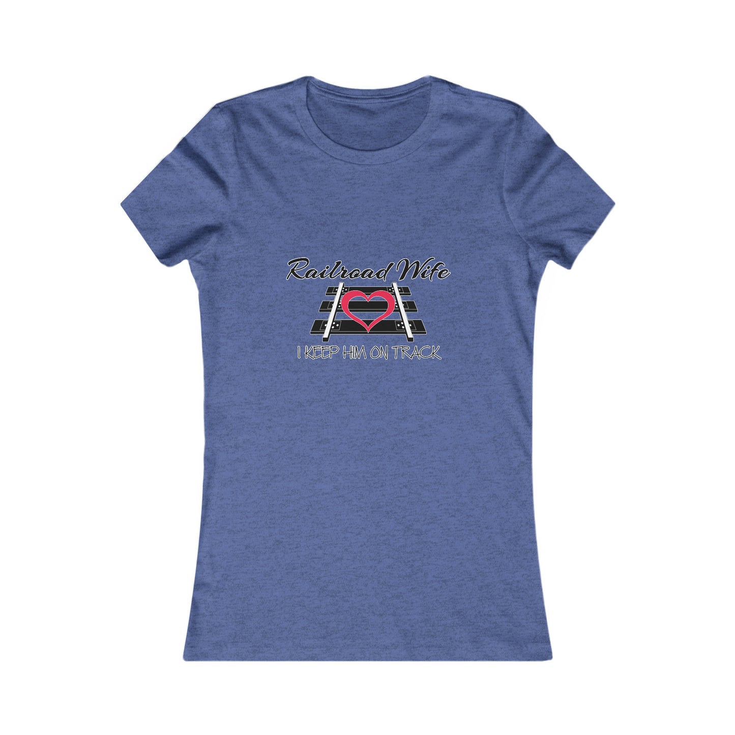 Railroad Wife - I Keep Him on Track T-Shirt