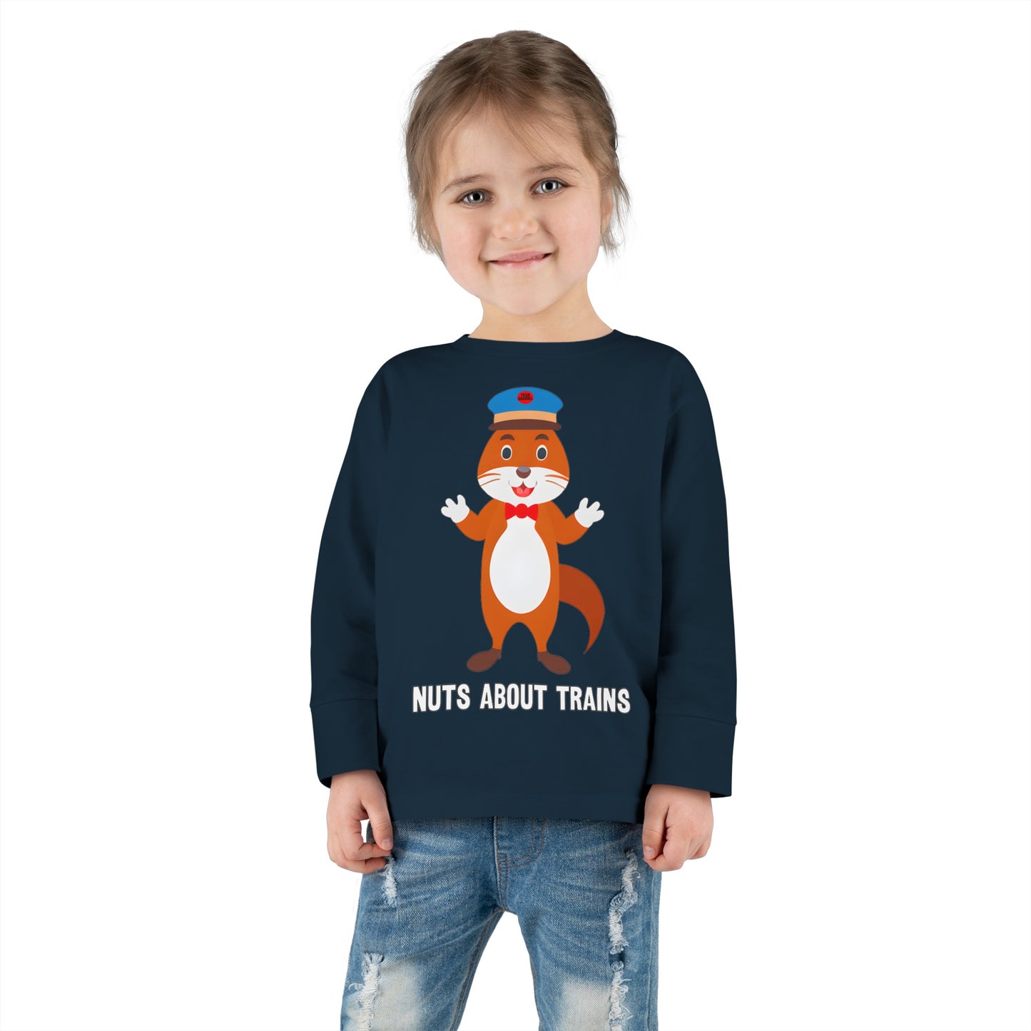 Toddler - Nuts About Trains - Long Sleeve