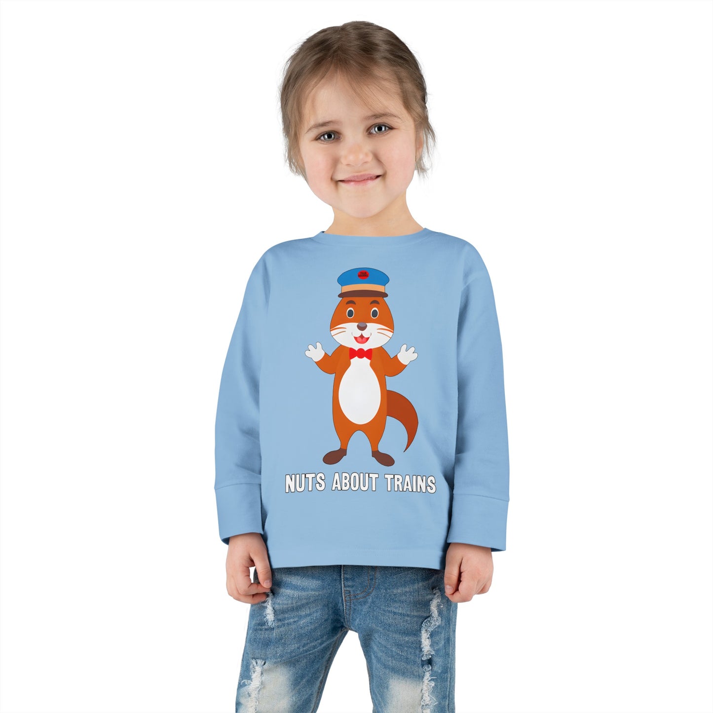 Toddler - Nuts About Trains - Long Sleeve