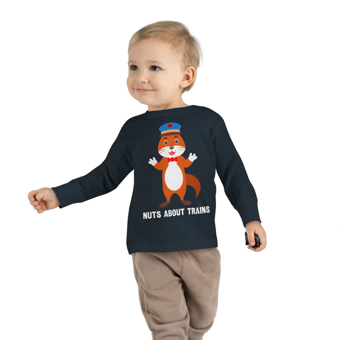 Toddler - Nuts About Trains - Long Sleeve