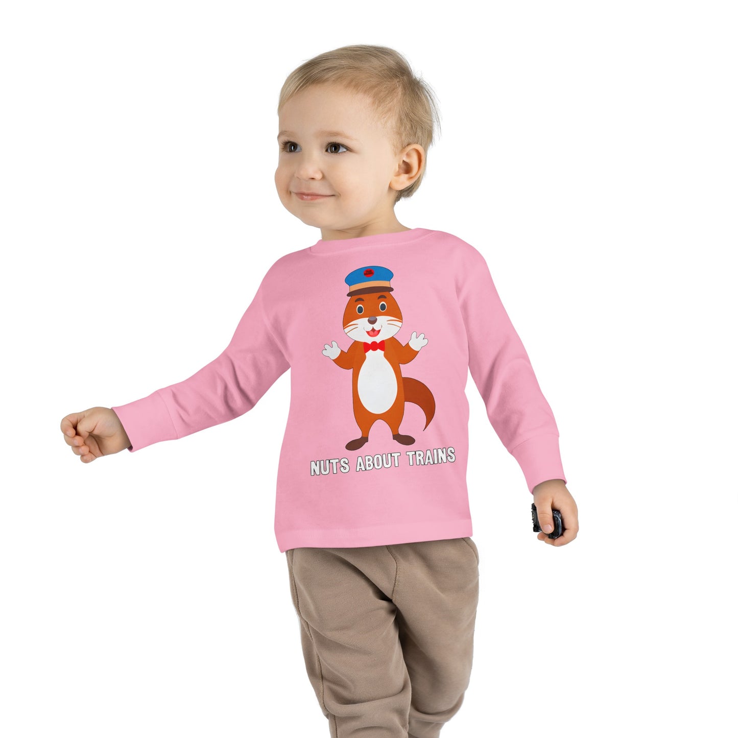 Toddler - Nuts About Trains - Long Sleeve