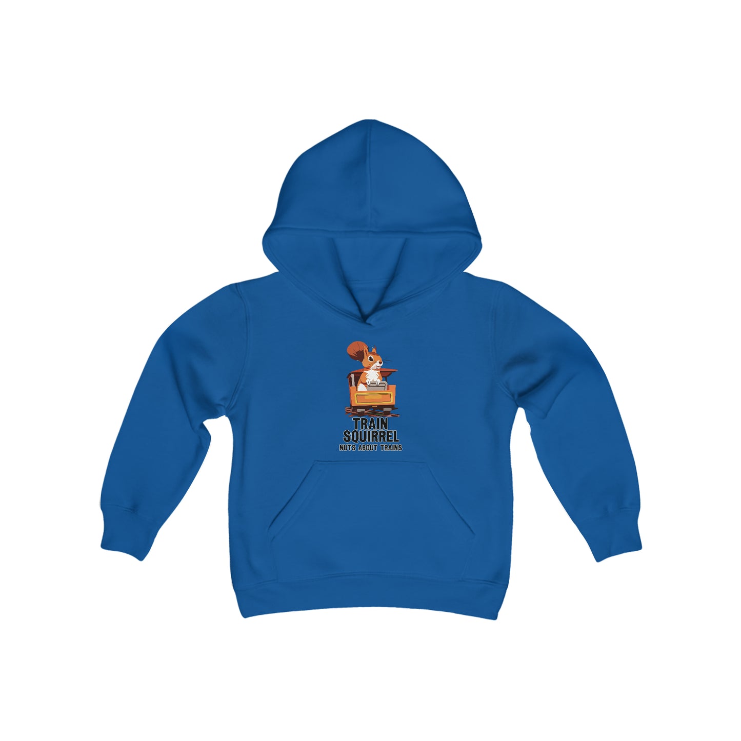 YOUTH Train Squirrel Hoodie