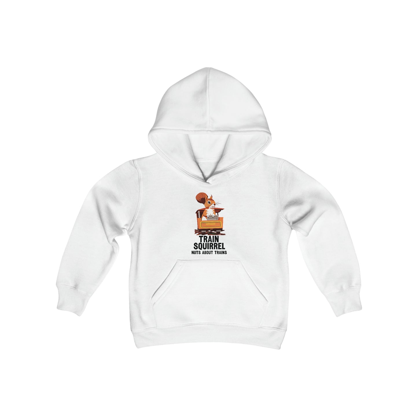 YOUTH Train Squirrel Hoodie