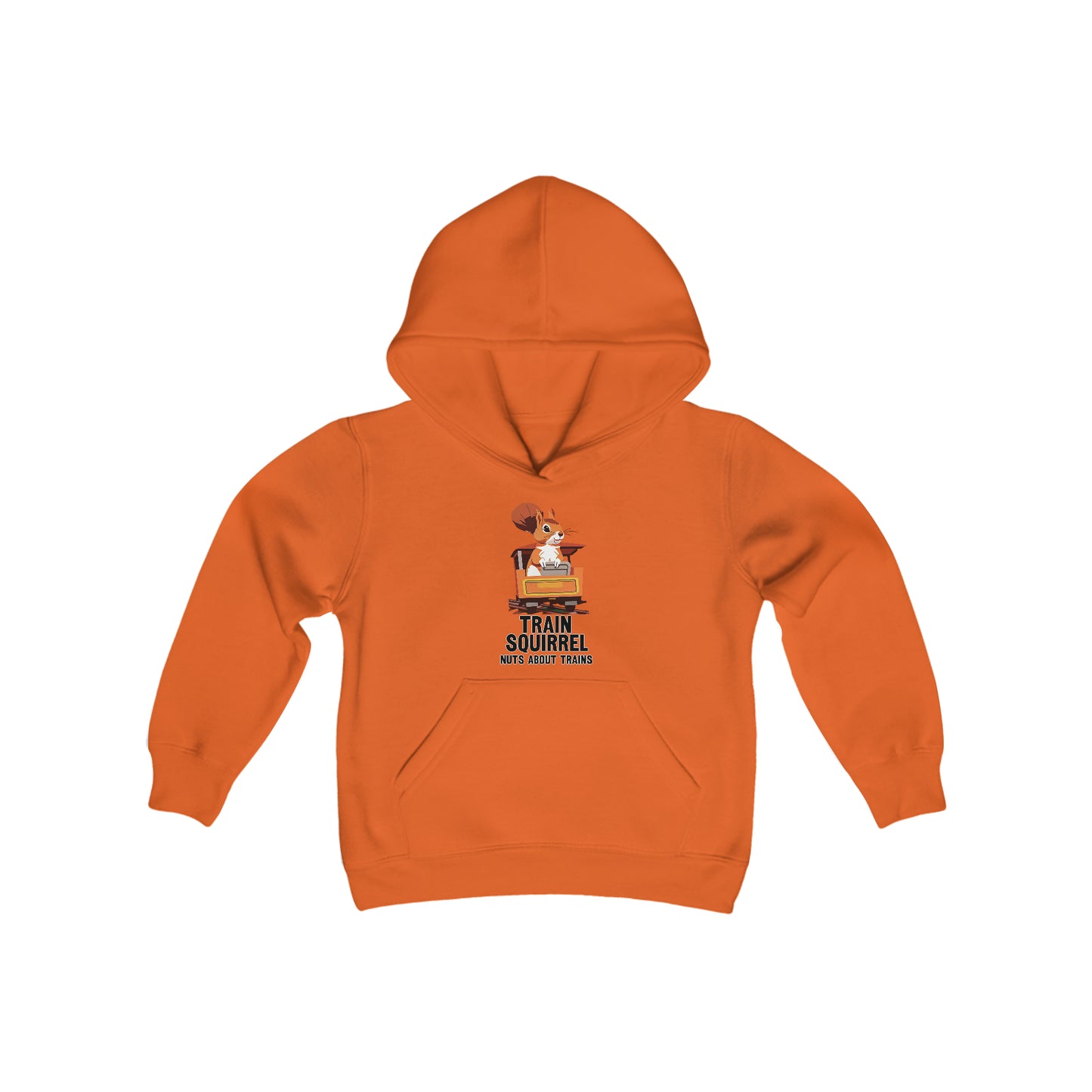 YOUTH Train Squirrel Hoodie