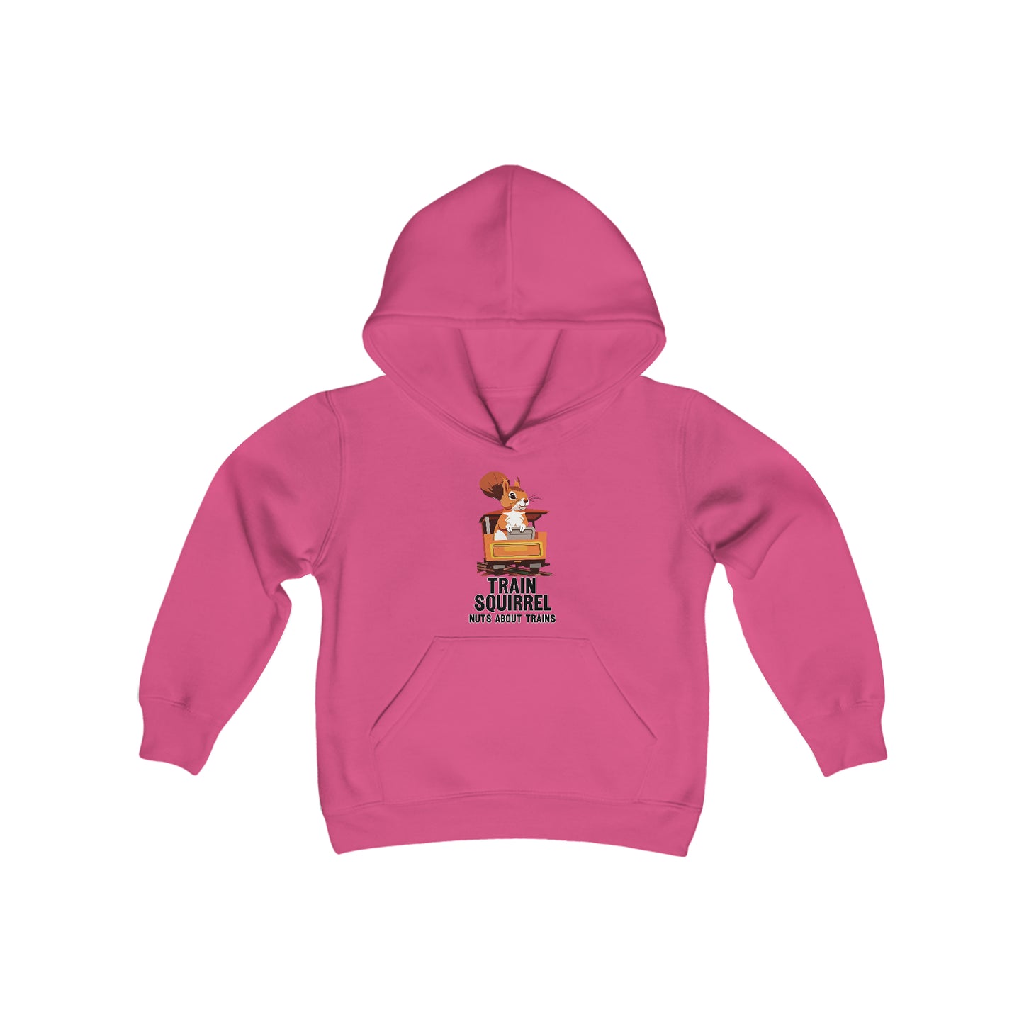 YOUTH Train Squirrel Hoodie