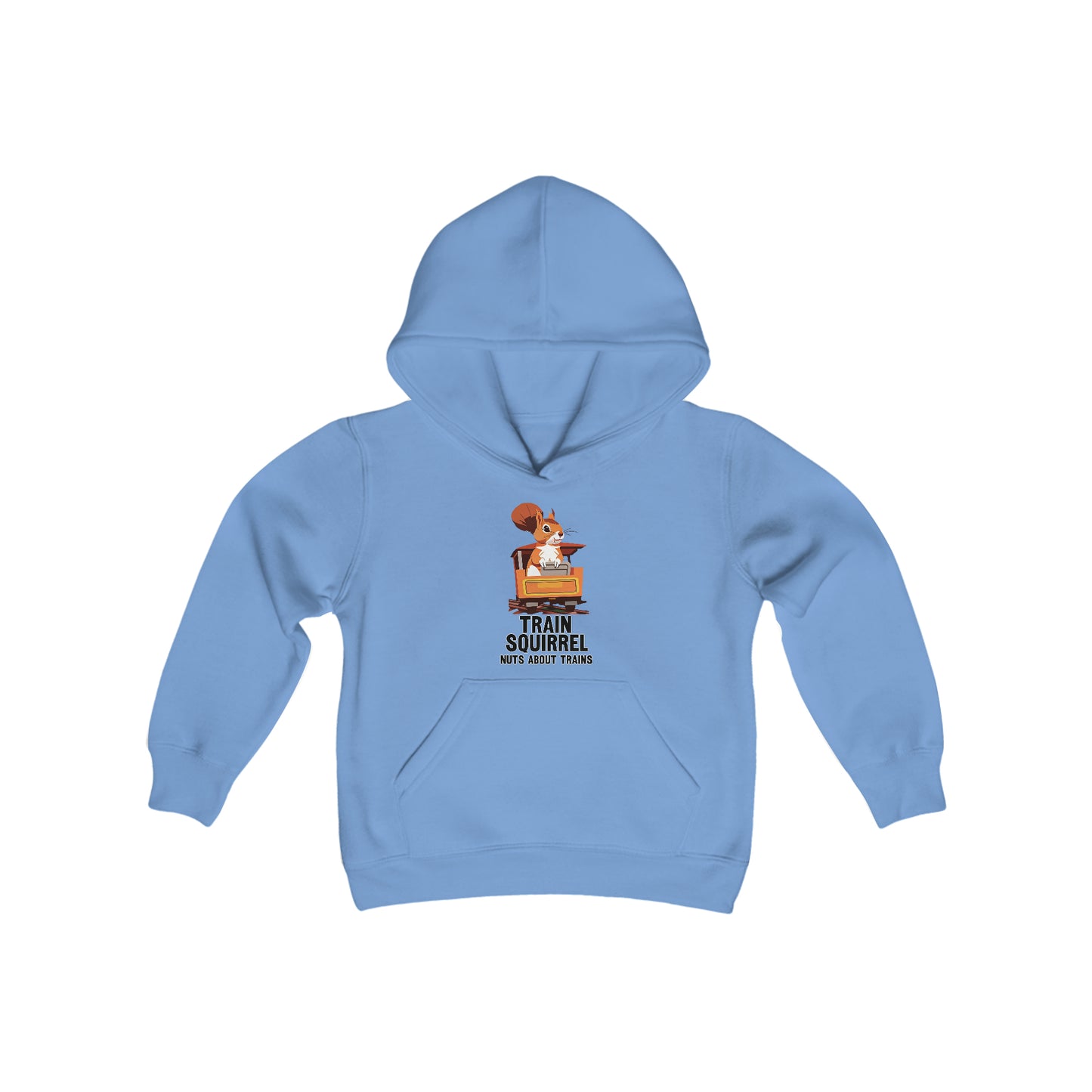 YOUTH Train Squirrel Hoodie