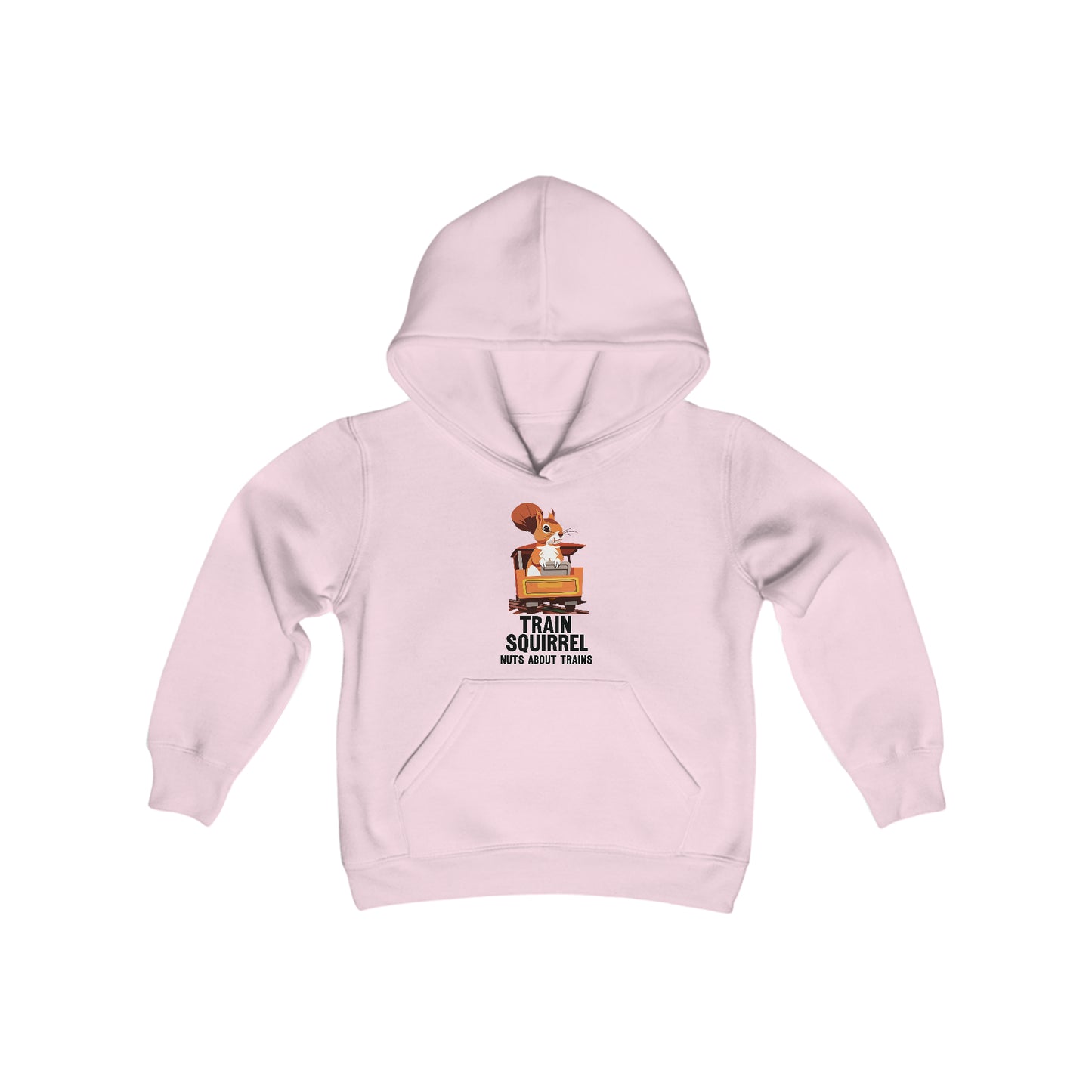 YOUTH Train Squirrel Hoodie