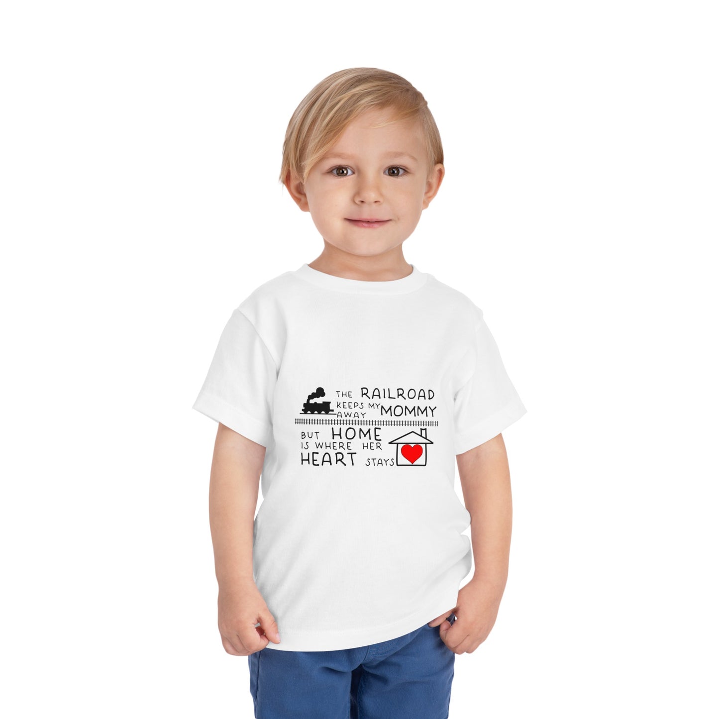 Toddler - Mommy's a Railroader - T-Shirt